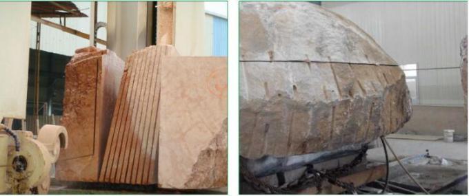 Granit 6800X8900X4700mm için 380V Elmas Tel Kaya Kesme Makinesi 0