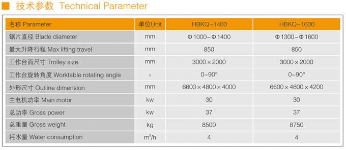 Ağır Tip Orta Blok Kesme Makinesi 1000mm - 1400mm 0