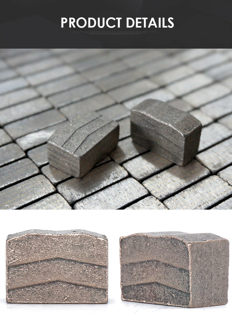 Granit Ocağı Kesme 2200mm 2500mm 2000mm Granit için Elmas Segmentleri 3