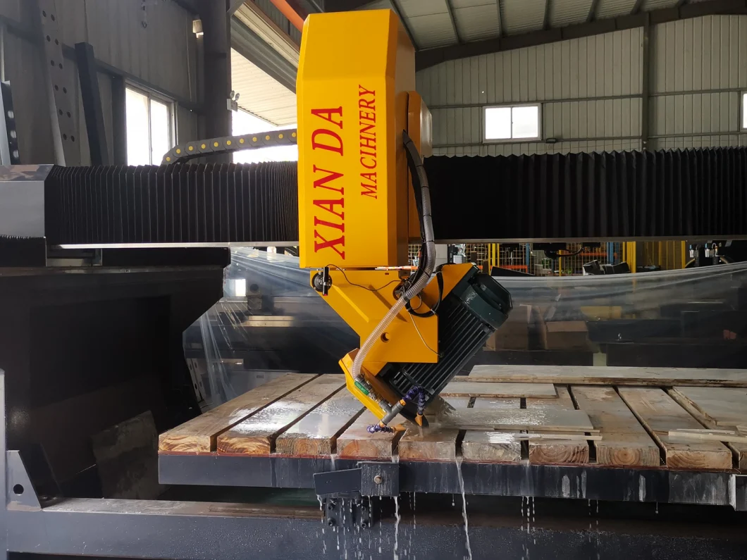 Mermer ve Sinterlenmiş Taş İçin BENZERSİZ Monoblok Köprü Kesme Makinesi Zdcm-400 3