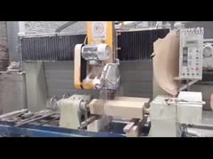 İki PCS 380V tek sütunlu taş kesme makinesi 16kw Baluster