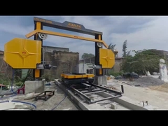 Endüstriyel taş kesimi için 4 uçuş tekerleği ile CNC Elmas Tel Çakma Makinesi