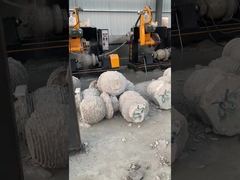 BRC-600 Yatay Yuvarlak Top Profilleme Makinesi 400-600mm Kesik Çapraz