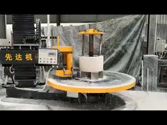 Sütun alt ve üst kısmı için taş kesme makinesi