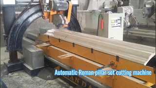 DLC-1400 Automatic Roman pillar sot cutting machine 