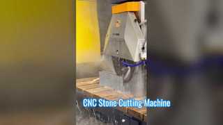 Portekiz Mermer Kesim ve Taş Dekorasyon Projeleri için Hassas 5 Eksen CNC Köprü Testere Makinası