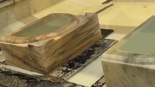 5 Eksenli CNC 3D Taş Heykel Oyma Yönlendirici Yüksek Verimlilik