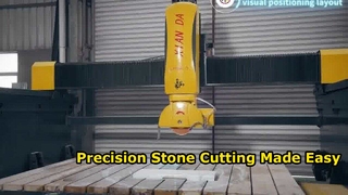 Xianda Trend 600 & Promote 600 5 Eksenli CNC Köprü Testere | Yapay Taş Kalıp & Kuvars Tezgah Pro