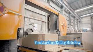 Granit Mermer Mezar Taşı Profilleme için XIANDA CNC Tel Testere Makinesi