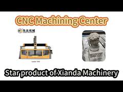 XianDa Leader1500 1500CM 5 Eksenli CNC Taş İşleme Merkezi Gösterimi