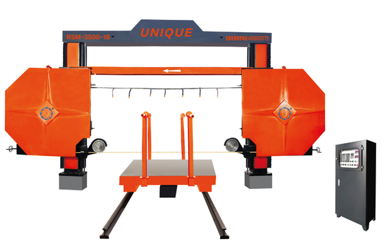 Elmas Tel Testere Blok Bölme Makinası Rsm-3500-18/21 Kaya Kesme Sert Taş