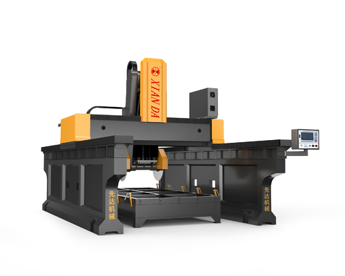 Çift Kirişli Köprü Tipi Kesme Freze Tezgahı 3 Eksen Cnc Sistemi