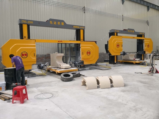 Kesme için Yüksek Hızlı API Sertifikalı CNC Elmas Tel Testere Makinesi