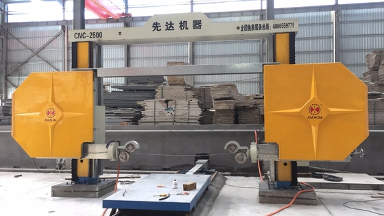 Hızlı Kesim için 15T CNC Elmas Tel Testere Makinesi