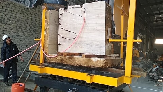 Hızlı Kesim için 15T CNC Elmas Tel Testere Makinesi