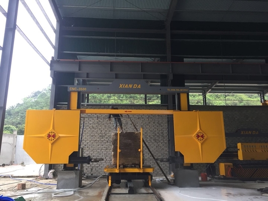 CNC Elmas Tel Testere Makinası Taş Blok Giyinme Makinası