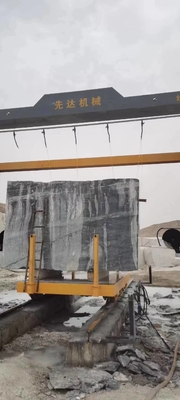 Mermer Granit Dilimleme Kesmek için Elmas Tel Testere Blok Bölme Makinesi