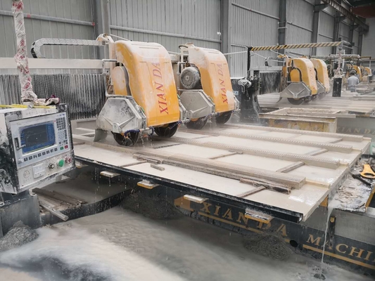 Çok Fonksiyonlu Mermer Granit PLC Lineer Profil Makinası 15kw