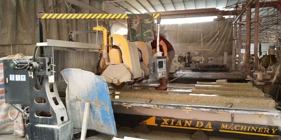 Çok Fonksiyonlu Mermer Granit PLC Lineer Profil Makinası 15kw