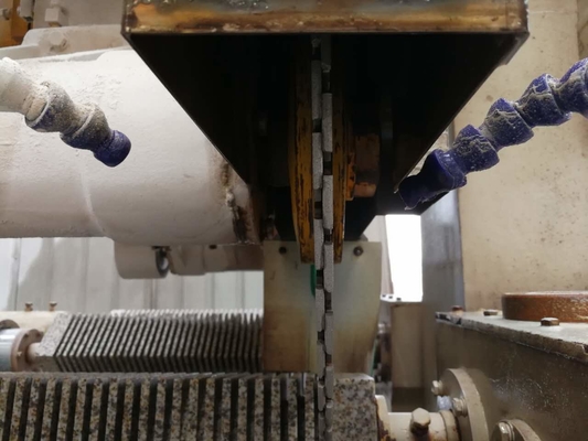 İki Adet Korkuluk Kesim Makinası PLC & CNC Taş Kesim Makinası