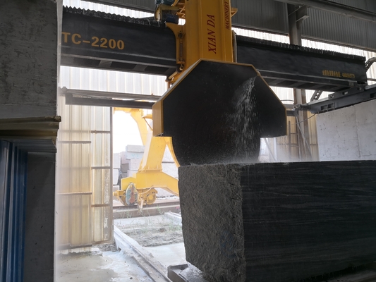 Granit ve mermer kesmek için blok kesme makinesi