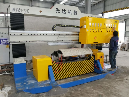 CNC Dairesel Taş levha cilalama makinesi 1300mm İşleme Uzunluğu