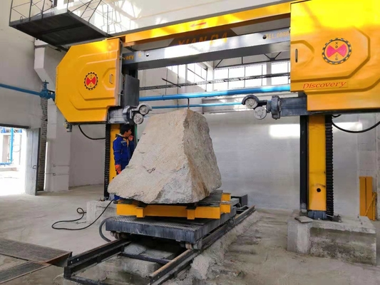 5 Eksenli CNC Elmas Tel Görme Taş Kesme Makinesi Granit Mermer levhasını şekillendirmek için