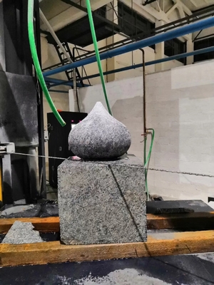 5 Eksenli CNC Elmas Tel Görme Taş Kesme Makinesi Granit Mermer levhasını şekillendirmek için