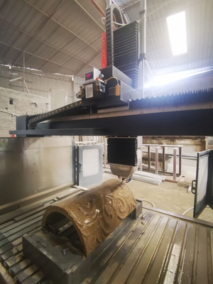 Precision 4 Axis Arc Slab & Column Taş Oymak Makinesi