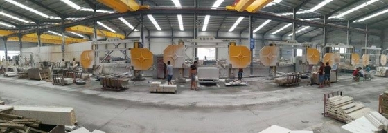 Dört Spindle Bağlantısı CNC Elmas Tel Testere Makinesi
