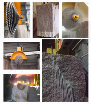 Granit mermer kesmek için yüksek derinlik blok kesme makinesi 220V