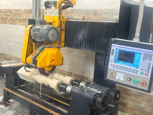 Yüksek hassasiyetli iki adet AC güç kaynağı ile baluster kesme makinesi