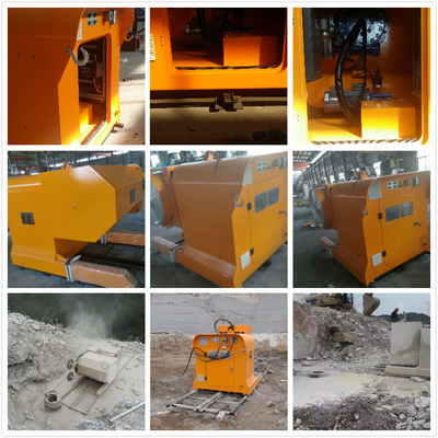 Mermer Granit Kuvars Blokları Kesmek İçin Quarry Tel Çakma Makinesi