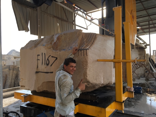 Özel şekilli taş için CNC elmas tel testere makinesi
