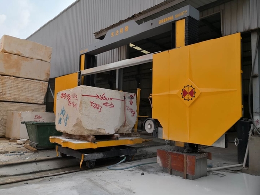 Özel şekilli taş için CNC elmas tel testere makinesi