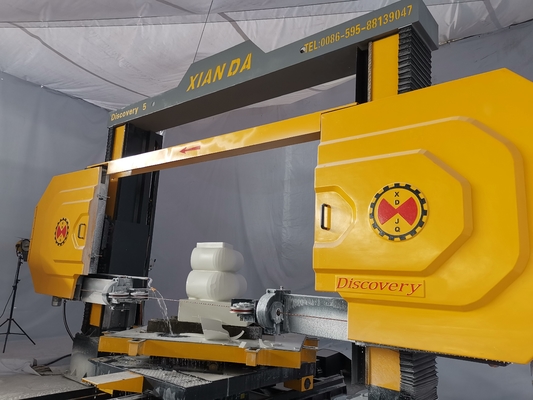 5 eksenli CNC elmas tel testere makinesi 3D şekiller için