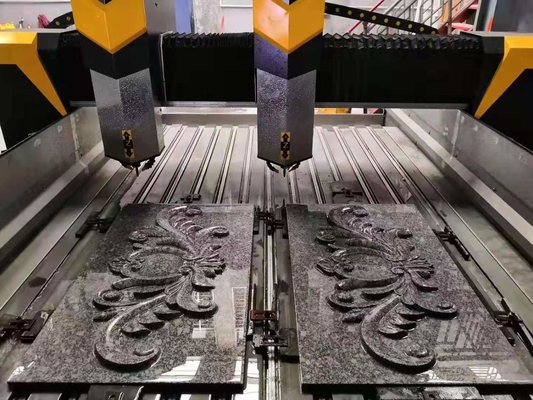 4 Eksenli Yay Plakası ve Mermer ve Granit için Sütun Taş Oymak Makinesi