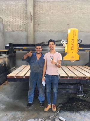 15/18.5/22kw motorlu hassas kızılötesi köprü taş kesme makinesi