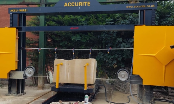 Yüksek işleme hassasiyetli blok kesme makinesini granit ve mermer için