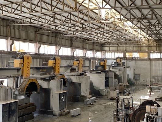 Yüksek hassasiyetli blok köprüsü kesme makinesi 15m3/h Su tüketimi ve güvenlik sistemi