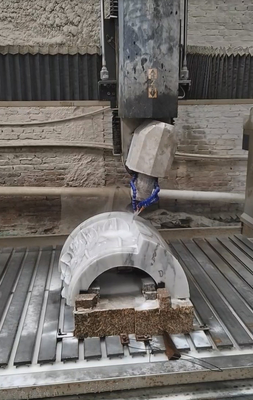 4 Eksenli CNC Arc Slab & Column Taş Oymak Makinesi
