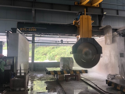 Granit ve mermer için blok kesme makinesi