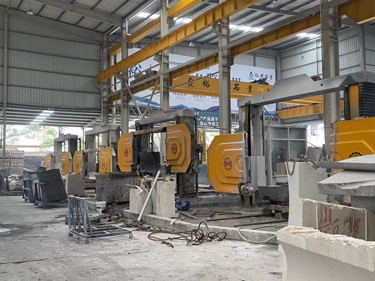 Mermer ve Granit için Otomatik CNC Tel Testere Kesme Makinesi