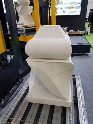 5 Eksenli CNC Elmas Tel Testere Makinesi 3 boyutlu şekiller ve benzersiz şekiller için