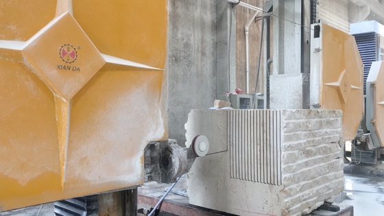 Yüksek işlemeli elmas tel taş kesme makinesi 16.7m kesme tel ile