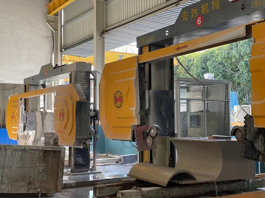 CNC Kontrol Elmas Tel Çakma Makinesi Yüksek Verimlilik Mermer Granit Kesicisi Keşif 4 -2000/2500/3000
