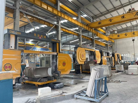 CNC Kontrol Elmas Tel Çakma Makinesi Yüksek Verimlilik Mermer Granit Kesicisi Keşif 4 -2000/2500/3000