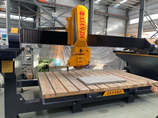 Otomatik CNC 4 Eksenli Köprü Taş Kesme Makinesi Çok fonksiyonel