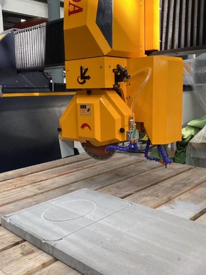 Otomatik CNC 4 Eksenli Köprü Taş Kesme Makinesi Çok fonksiyonel