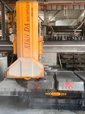 Su Tüketimi 3m3/h Xianda Taş Çubuk Kesme Makinesi